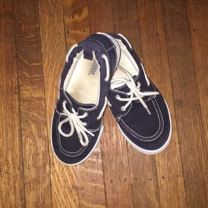 Gymboree Navy Boat Shoes